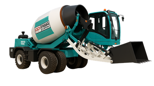 Self-loading concrete mixer truck Vibranium construction UAE