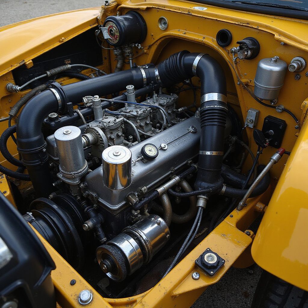 Heavy equipment diesel engine repair Vibranium Machinery UAE