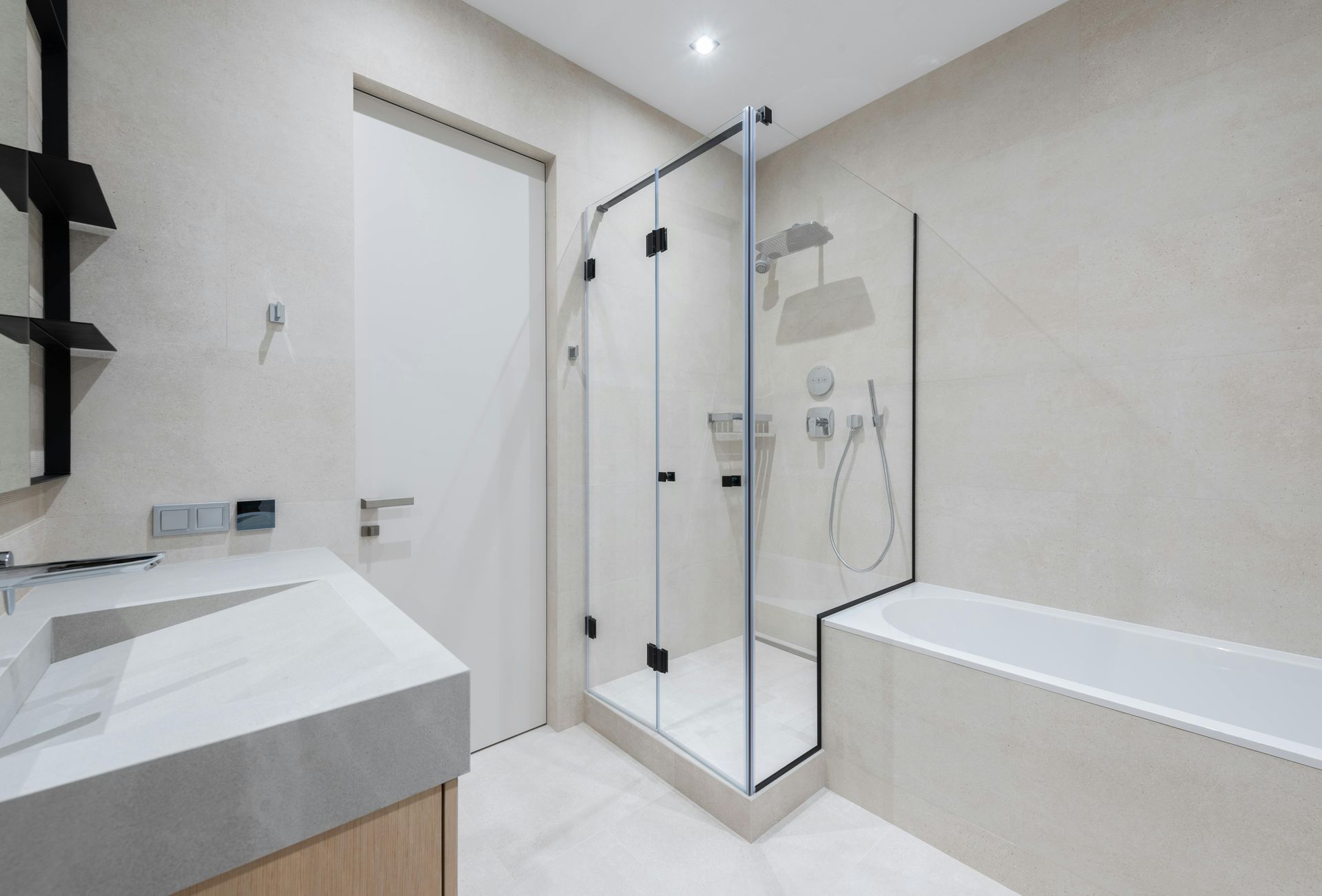 Shower glass