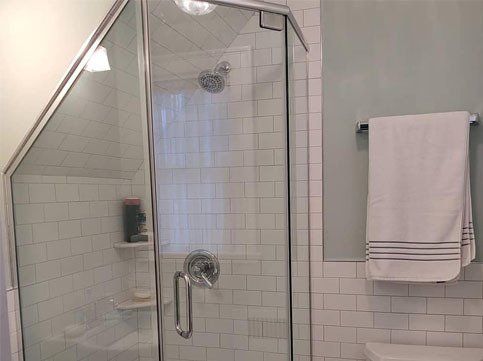 Glass Shower Door in Buffalo, NY Bathroom