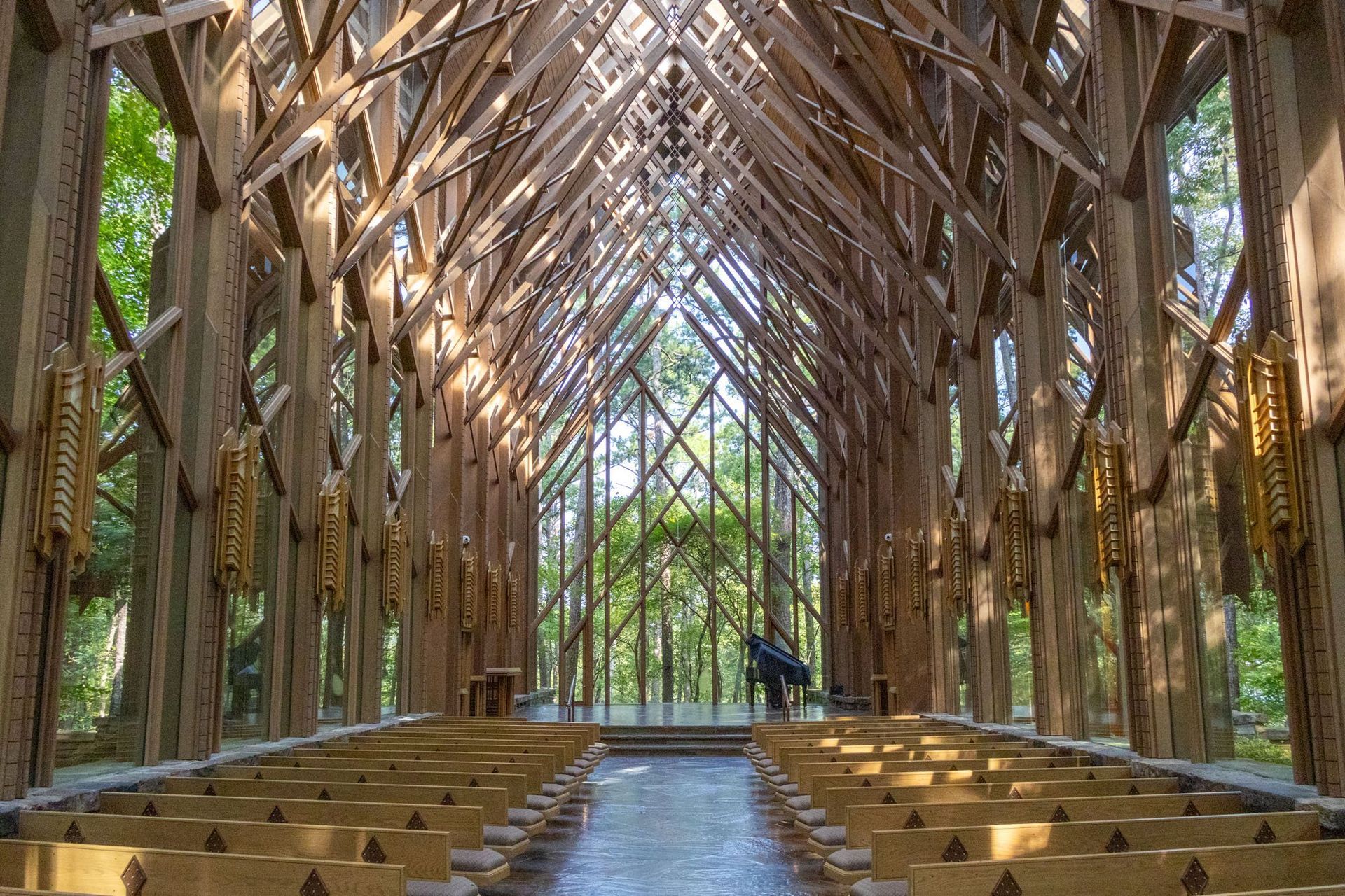 Anthony Chapel at Garvan Gardens. Photo by Thomas Buckman/The Sentinel-Record