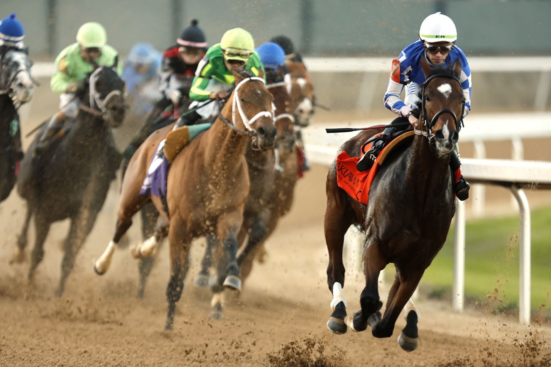 Opening day of horse racing at Oaklawn in Hot Springs. Photo by Thomas Metthe/Arkansas Democrat-Gazette
