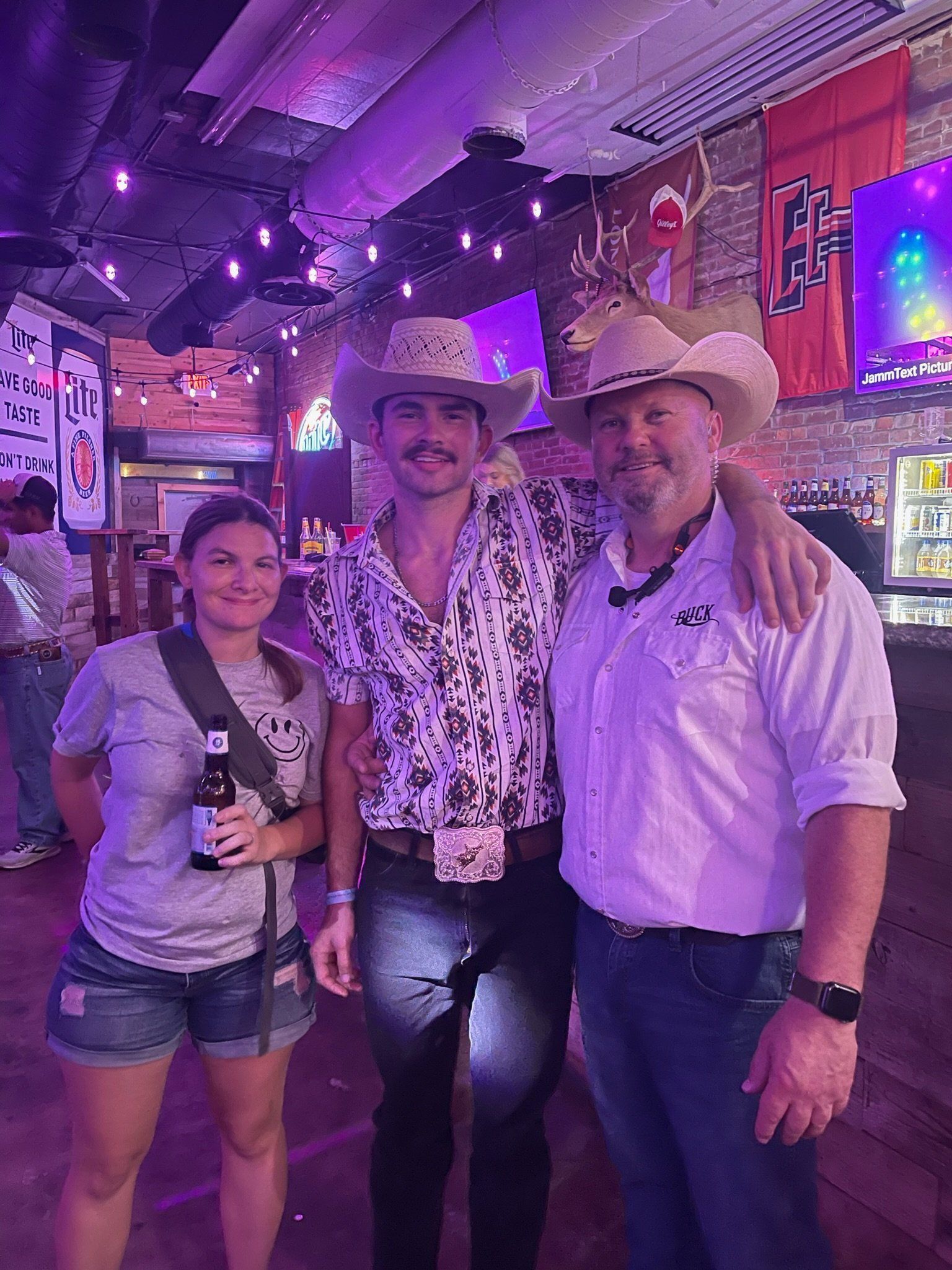 Three People in a Party — Galveston, TX — Buckshot Saloon