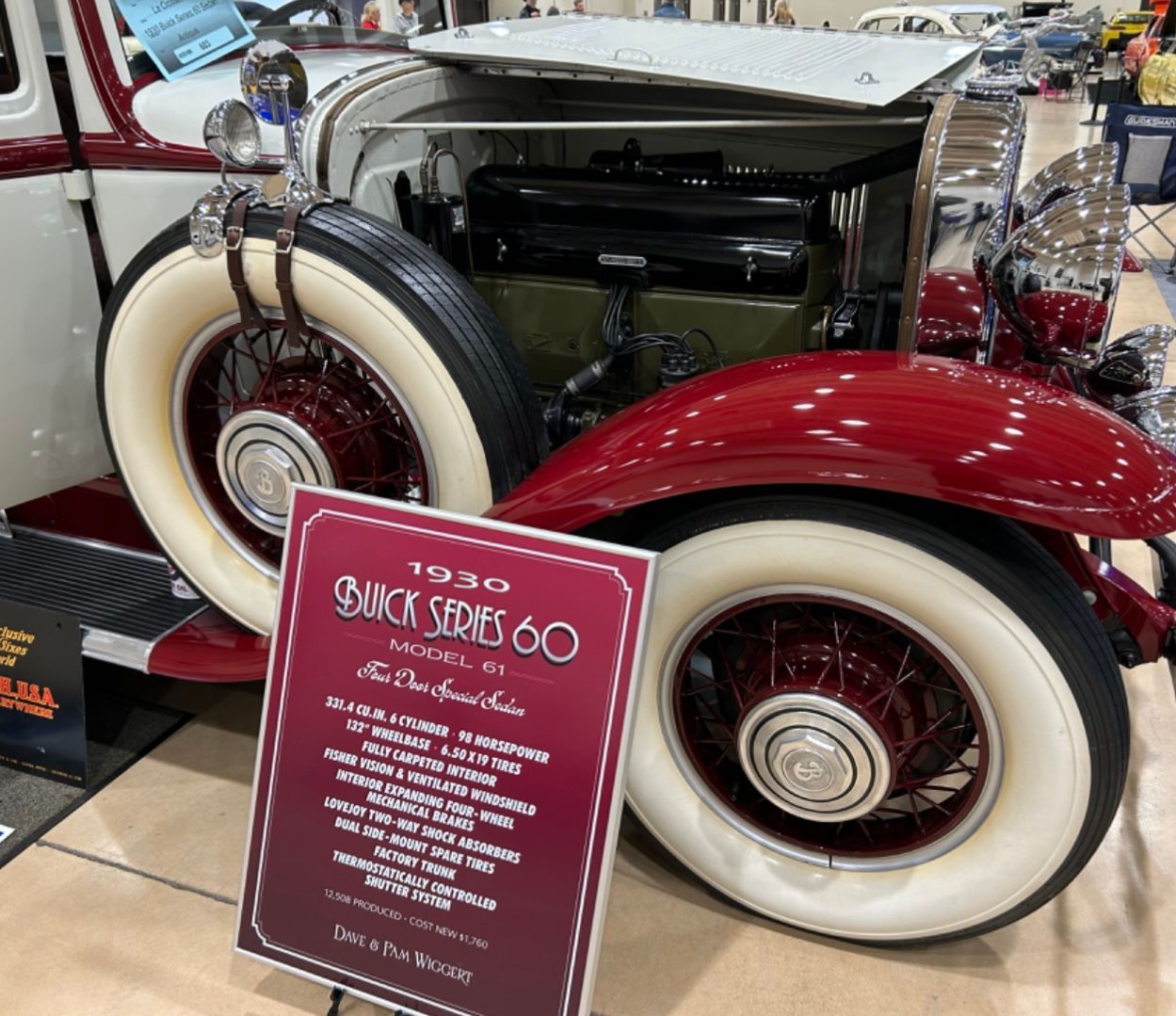1930 Buick and sign board