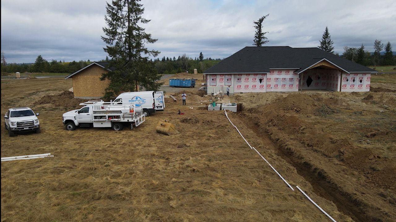 Septic System Installation on Residential Area — Chehalis, WA — Pacific Pressurized Systems