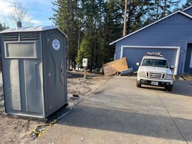 Portable Toilet on Residential — Chehalis, WA — Pacific Pressurized Systems