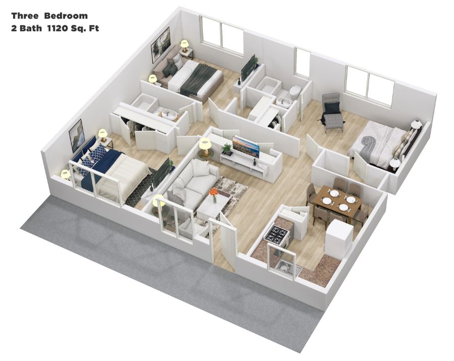 Long Point Plaza Apt - All Bills Paid- Sring Branch Houston