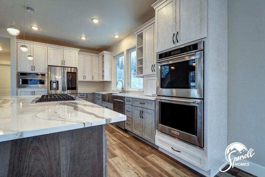 Spinell Homes | New Custom Homes | Anchorage Alaska | Kitchen | Kitchen Island |