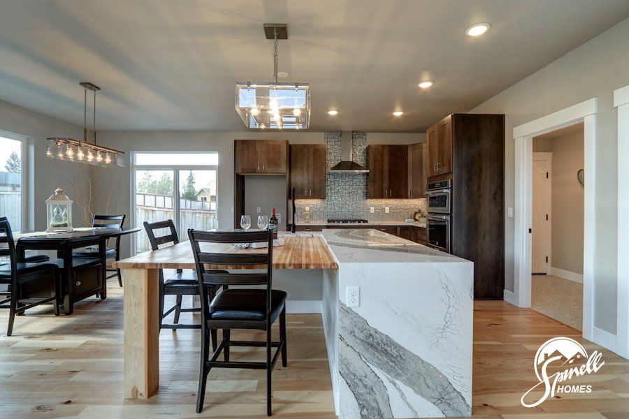 Spinell Homes | New Custom Homes | Anchorage Alaska | Kitchen | Kitchen Island |