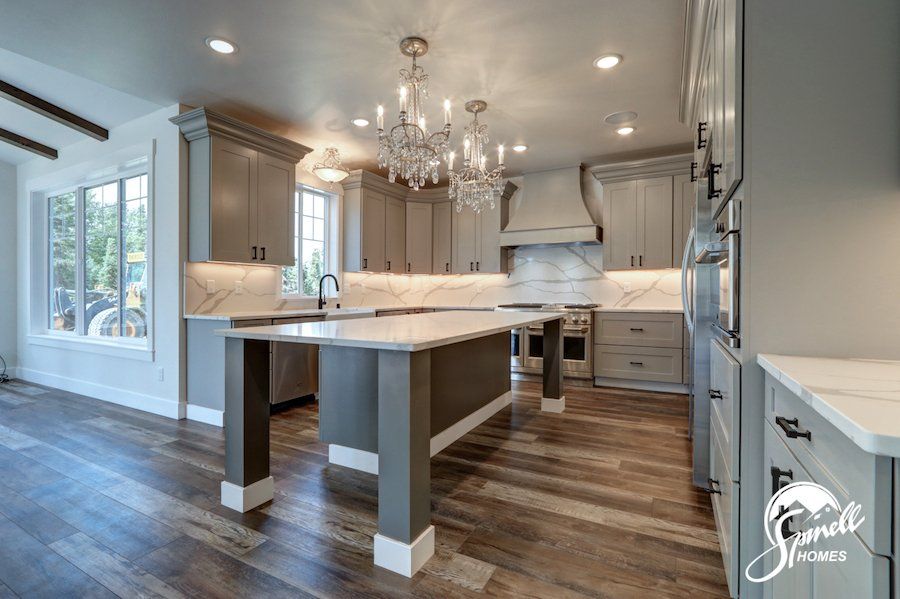 Spinell Homes | New Custom Homes | Anchorage Alaska | Kitchen | Kitchen Island |