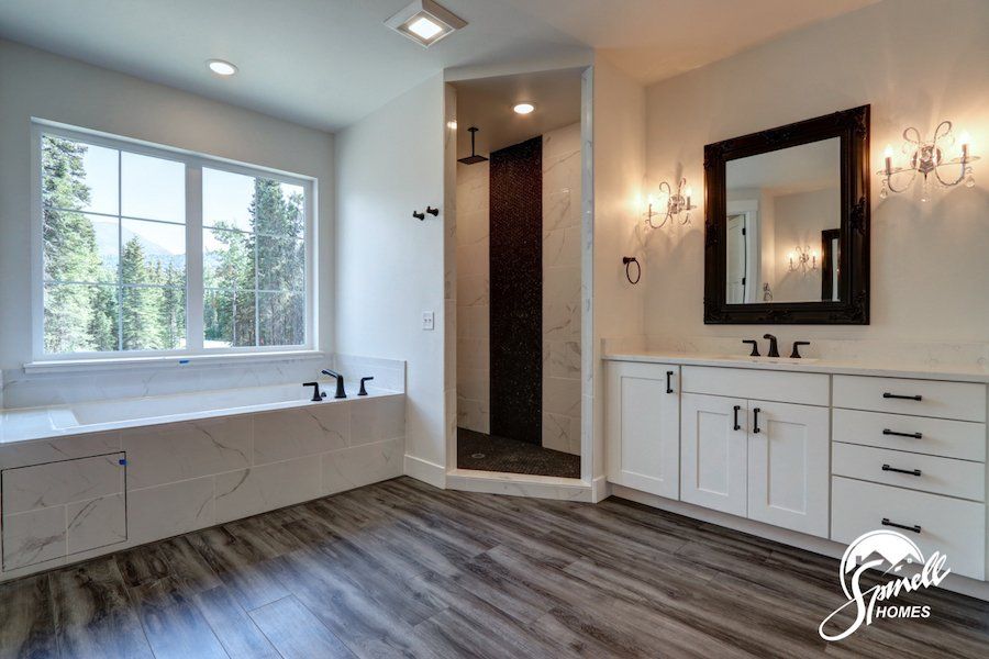 Spinell Homes | New Custom Homes | Anchorage Alaska | Master Bathroom |  Shower |
