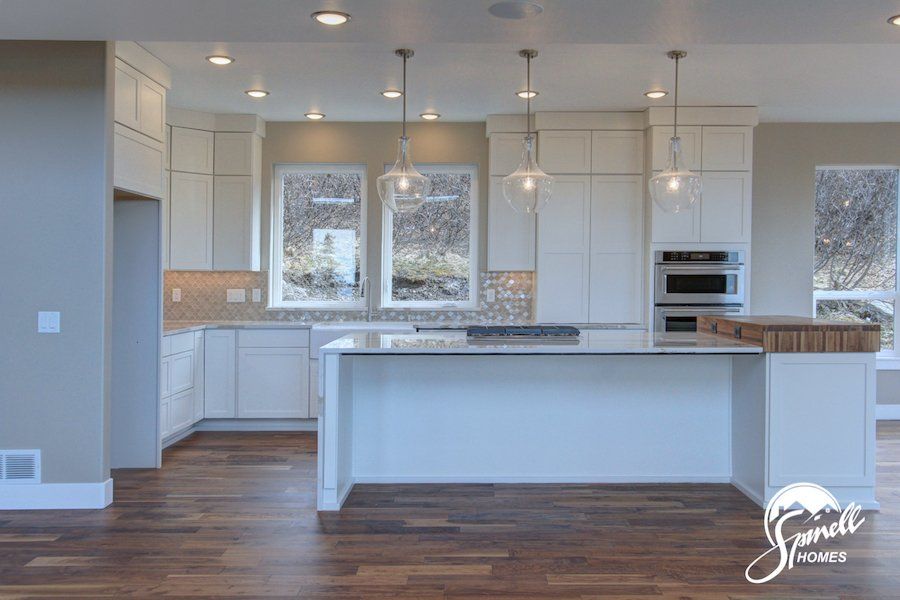 Spinell Homes | New Custom Homes | Anchorage Alaska | Kitchen | Kitchen Island |