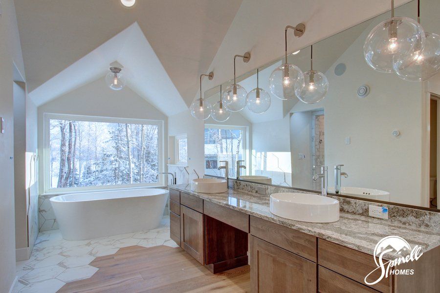 Spinell Homes | New Custom Homes | Anchorage Alaska | Master Bathroom |  Shower |