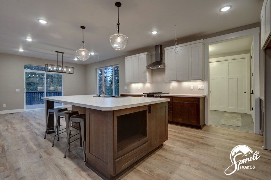Spinell Homes | New Custom Homes | Anchorage Alaska | Kitchen | Kitchen Island |
