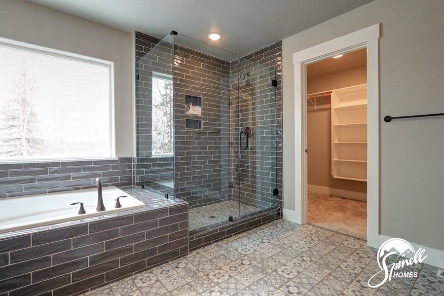 Spinell Homes | New Custom Homes | Anchorage Alaska | Master Bathroom |  Shower |