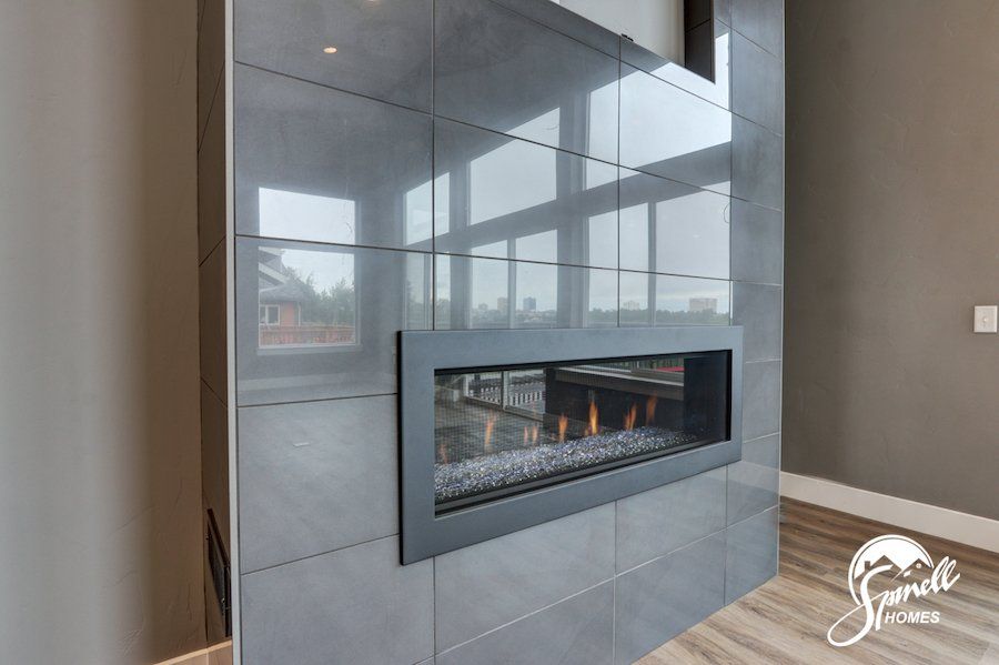 Spinell Homes | New Custom Homes | Anchorage Alaska | Fire Place | Chimney |  Mantle |