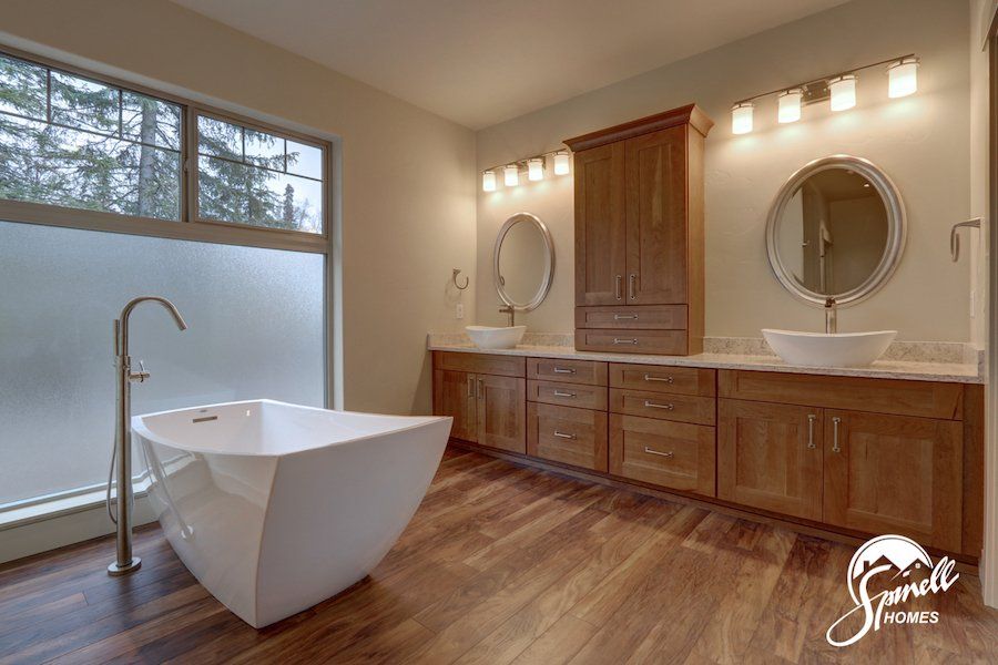 Spinell Homes | New Custom Homes | Anchorage Alaska | Master Bathroom |  Shower |