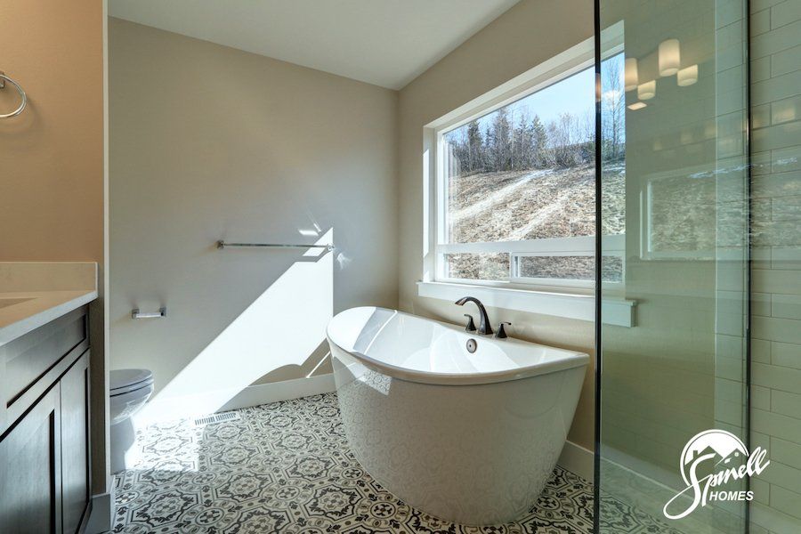 Spinell Homes | New Custom Homes | Anchorage Alaska | Master Bathroom |  Shower |