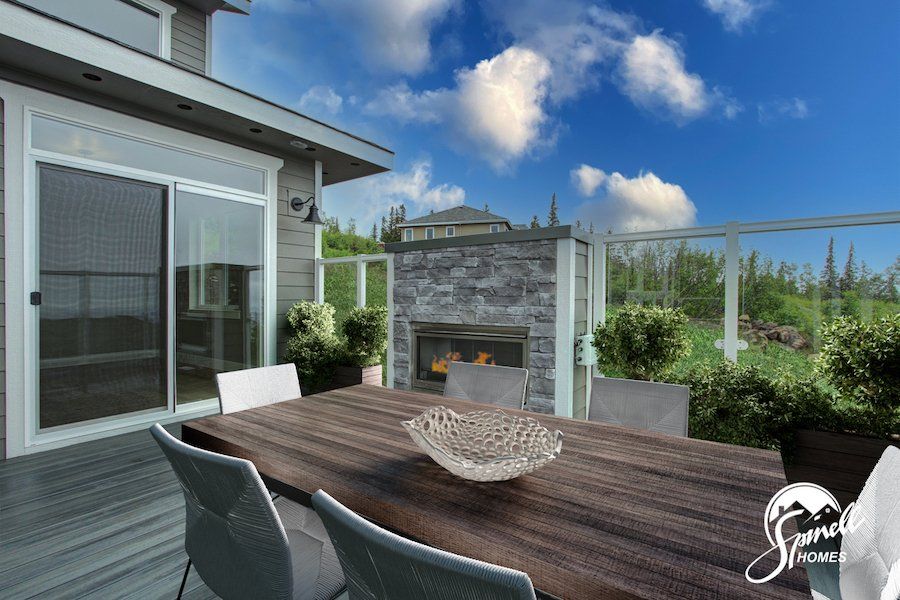 Spinell Homes | New Custom Homes | Anchorage Alaska | Backyard