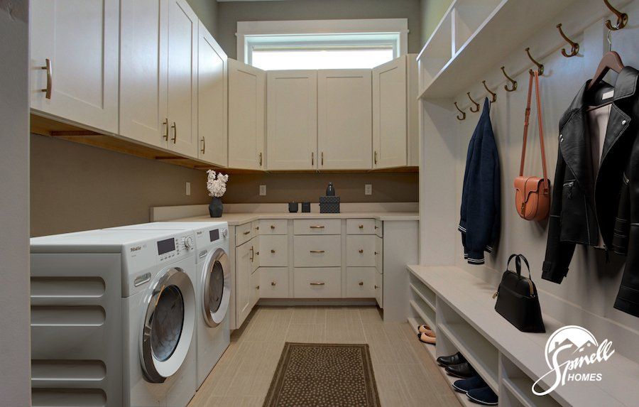 Spinell Homes | New Custom Homes | Anchorage Alaska | Custom Features  | Laundry Room
