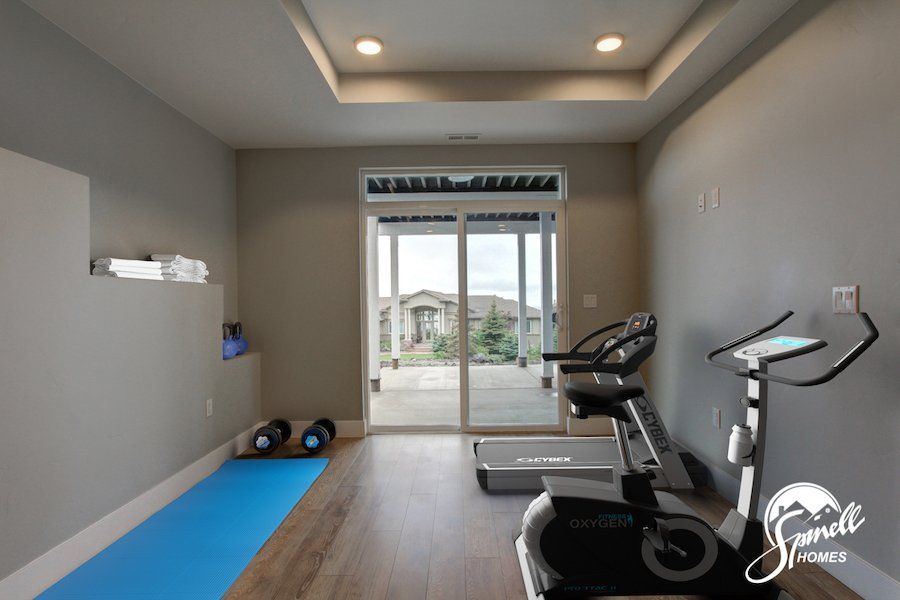 Spinell Homes | New Custom Homes | Anchorage Alaska | Custom Features |  Home Gym