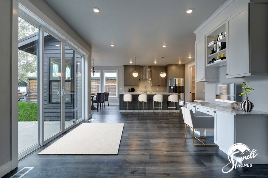 Spinell Homes | New Custom Homes | Anchorage Alaska | Living Area | Dinning Room | Dinning Combo |