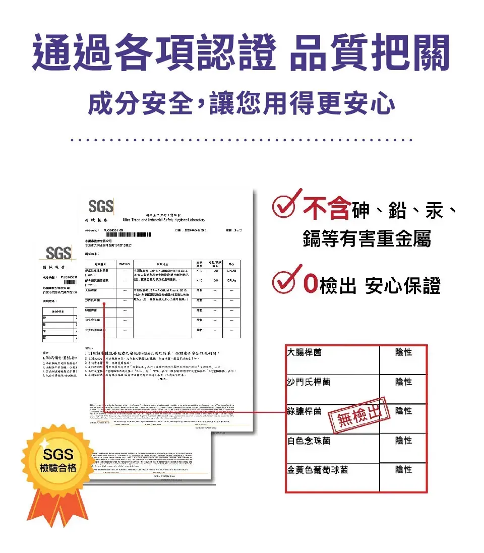 水魔素家事黑皂液通過各種SGS認證，品質把關