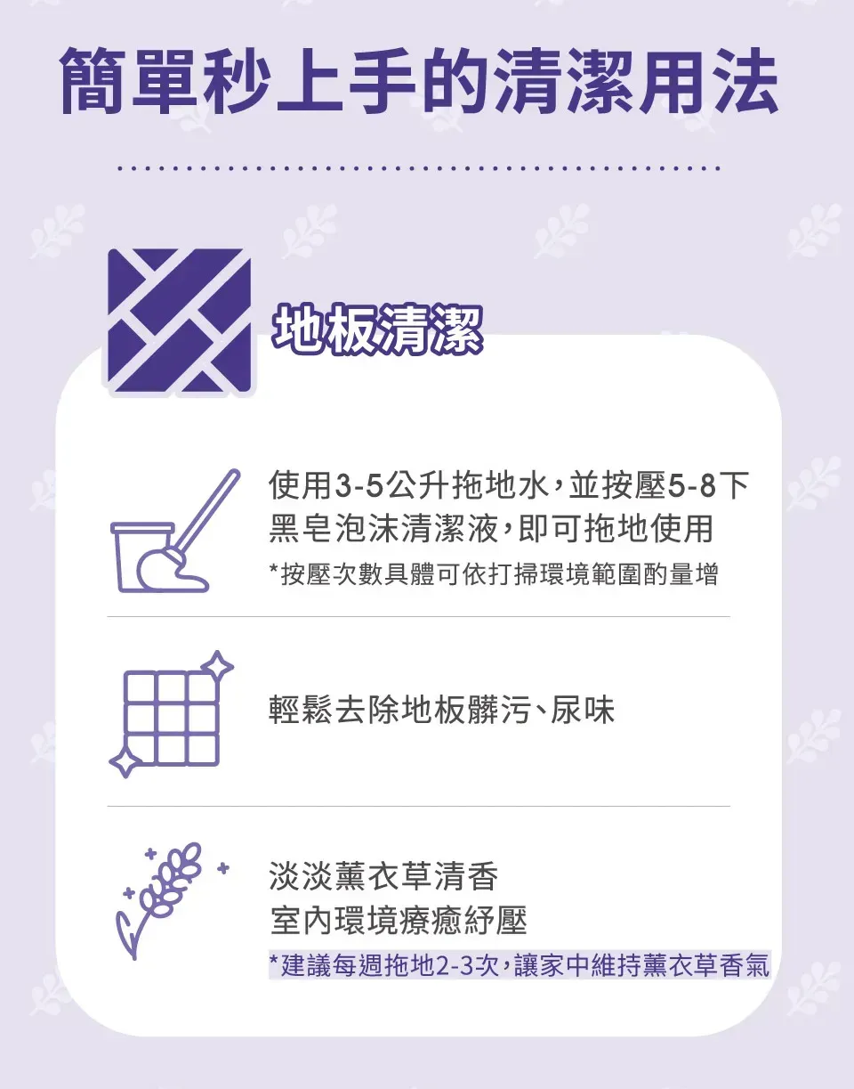 水魔素家事黑皂液簡單秒上手的清潔用法，地板清潔