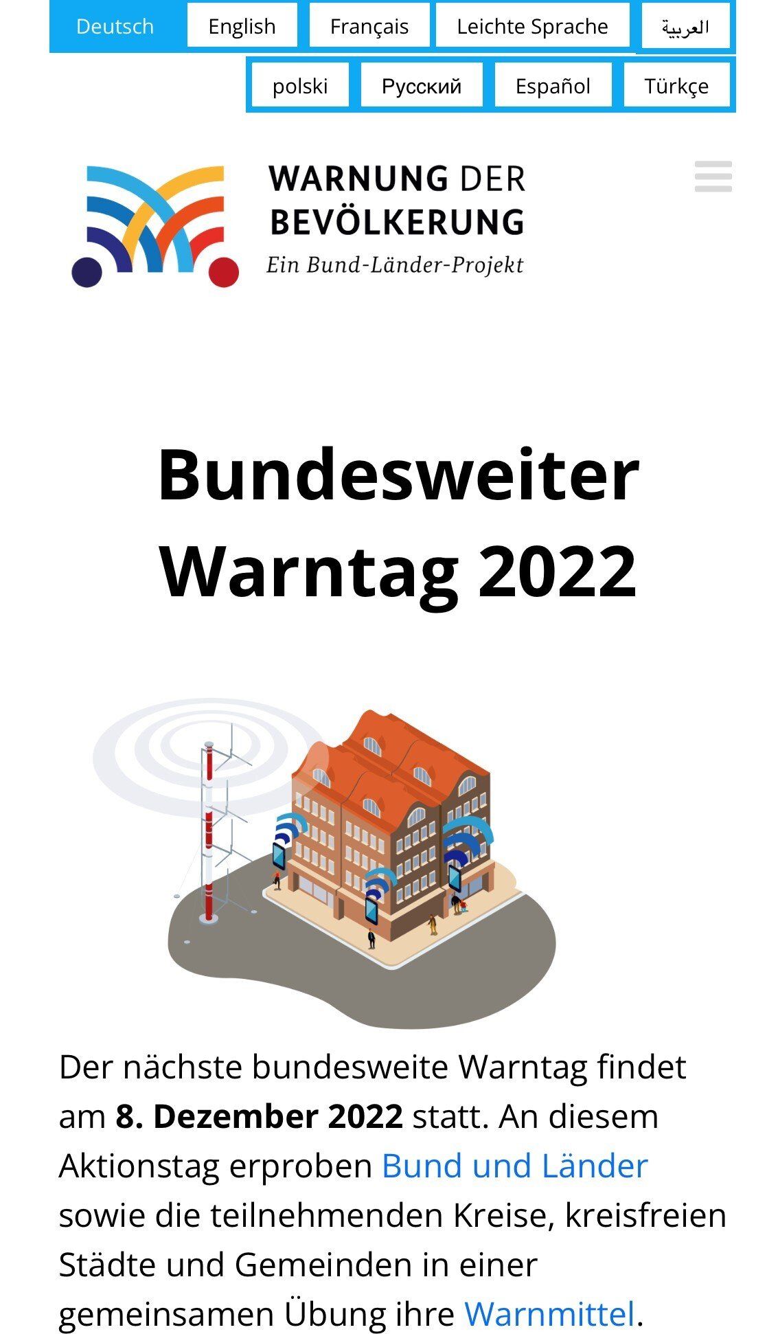 Warntag 2022