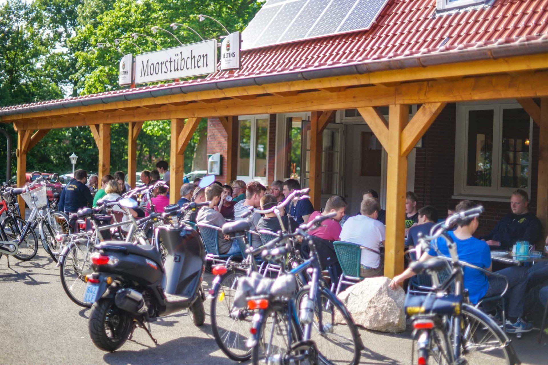 Rasten in Sustrum-Moor