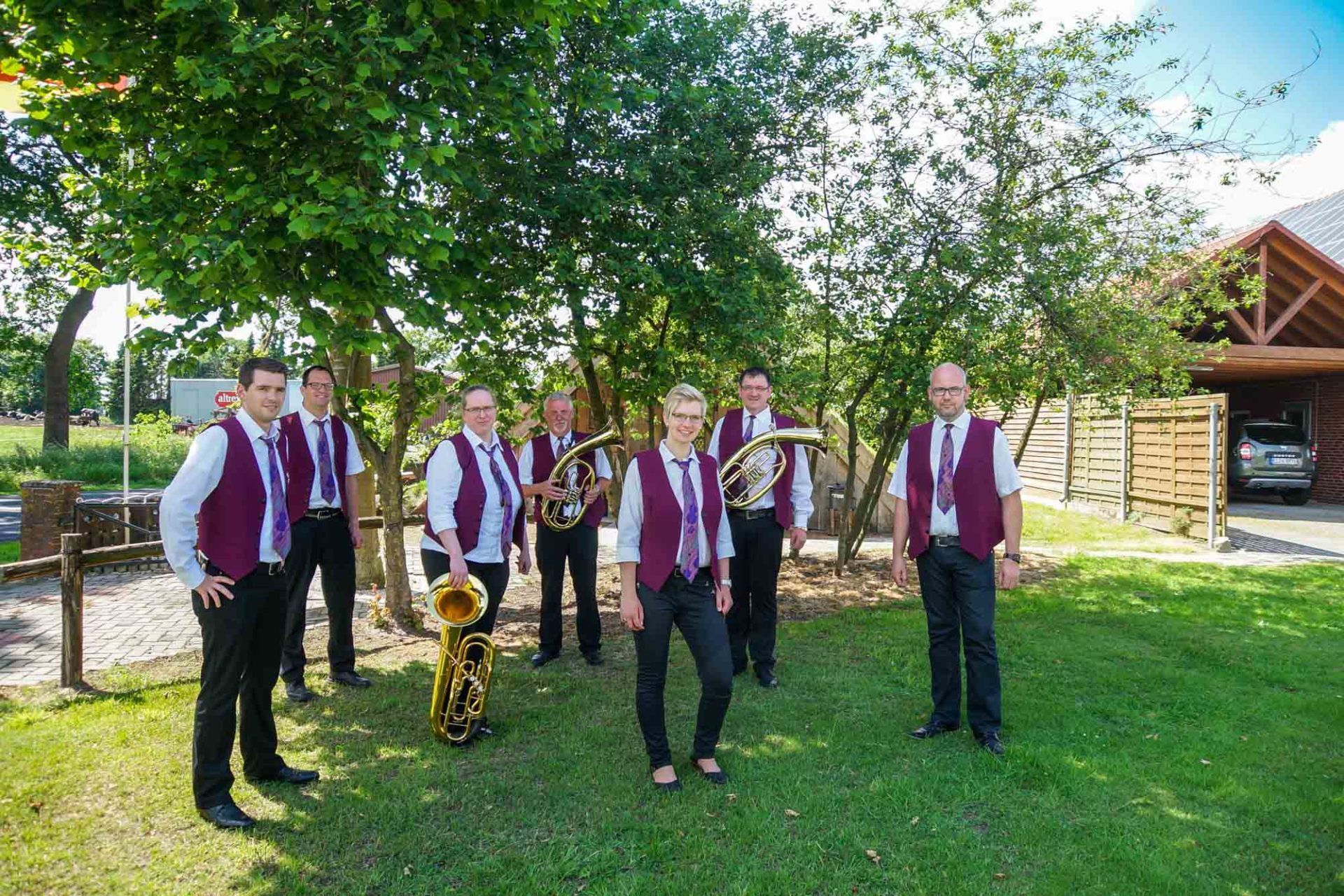 Gruppenfoto des Musikvereins