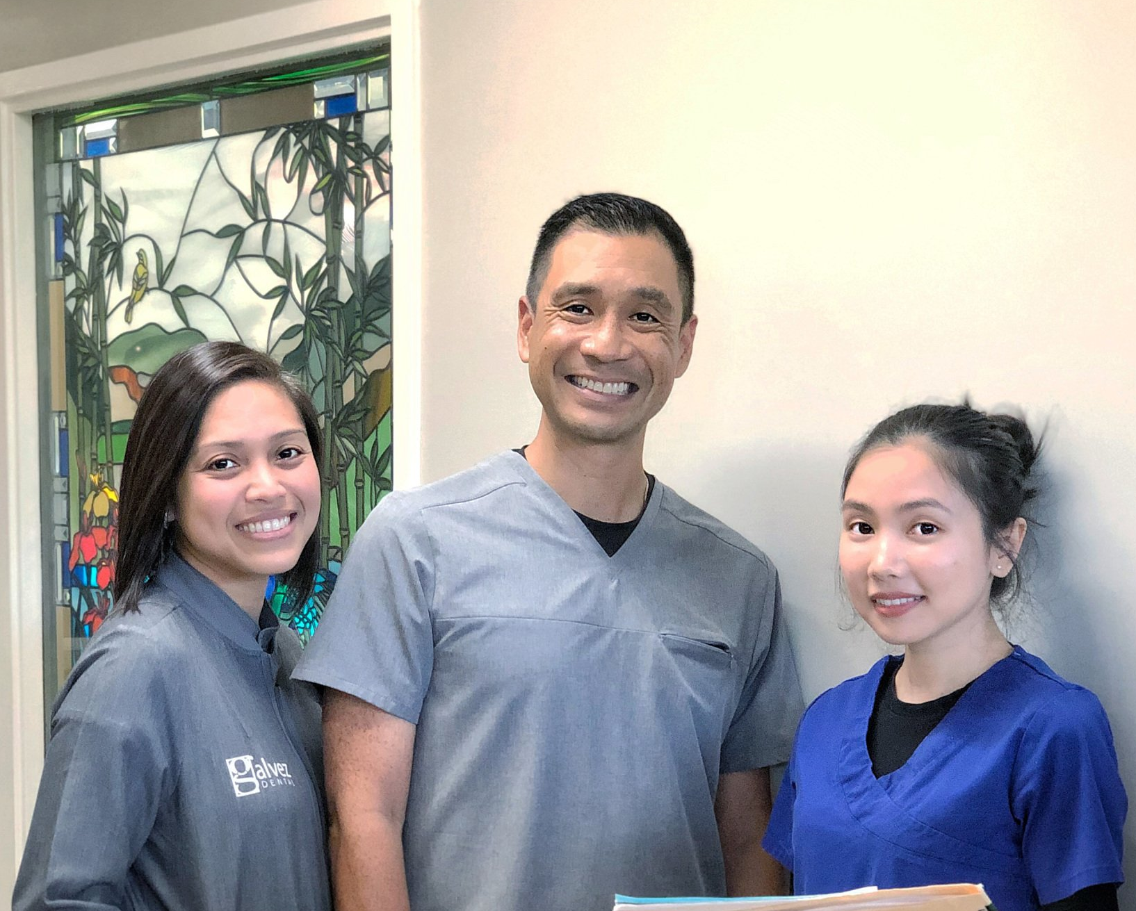 stockton ca dentist Dr Bernard Galvez and staff at Galvez Dental