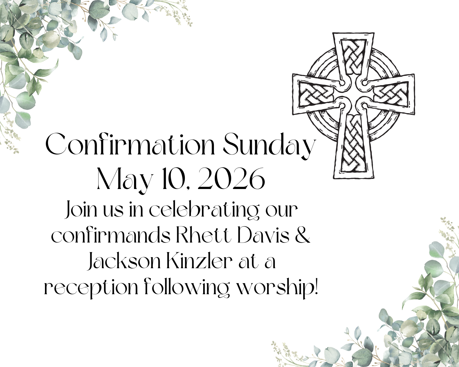 Confirmation Sunday