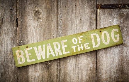 Personal Injury Attorney — Beware of the Dog Signage in Aiken, SC