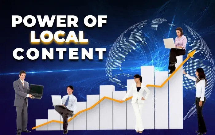 Using local content for local business growth