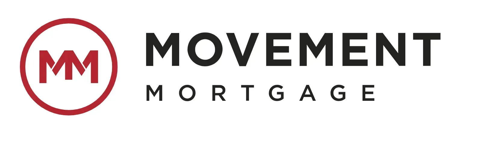 Movement Mortgage logo with red circle containing "MM" and the text "MOVEMENT MORTGAGE".