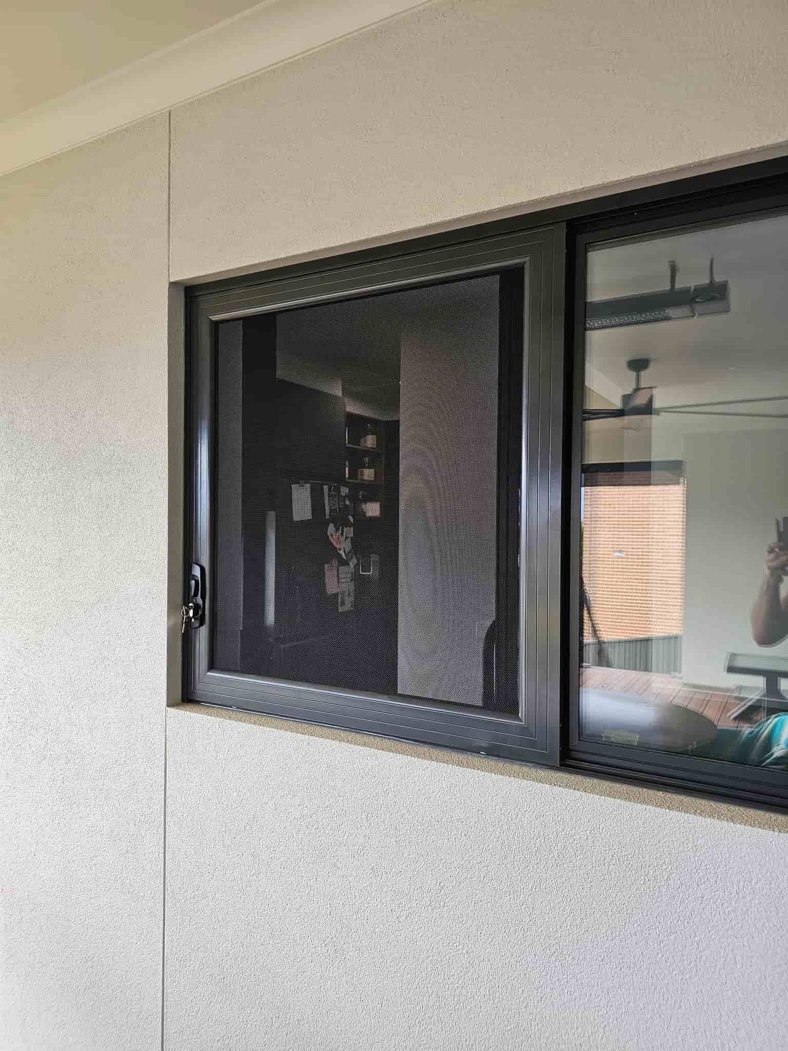 View of Glass Window Installed in Wall — Border Security Doors & Powder Coating in Wodonga, VIC