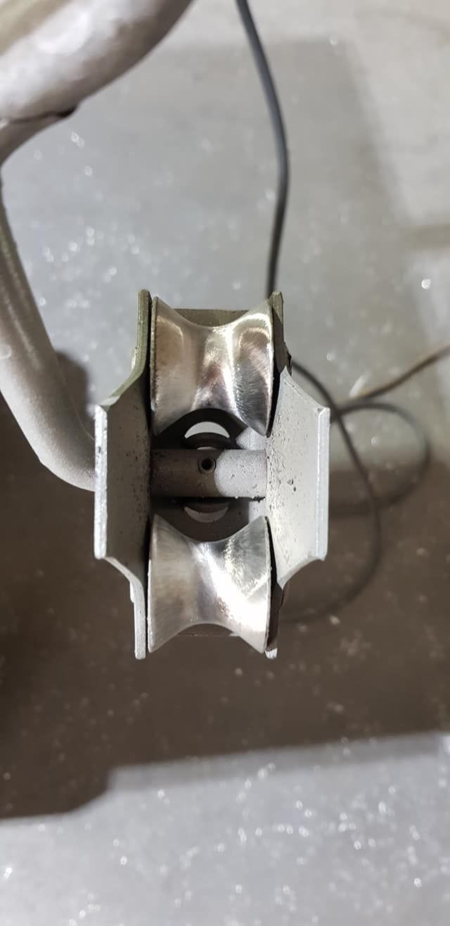 Another Close Up Of A Metal Object Sitting — Border Security Doors & Powder Coating in Wodonga, VIC