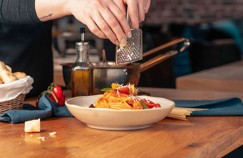 Eingang l'Oro di Napoli im “The Circle”