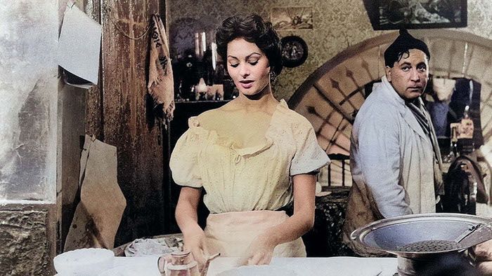 Sophia Loren im Film “Das Gold von Neapel”