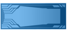 A drawing of a large swimming pool with blue water.