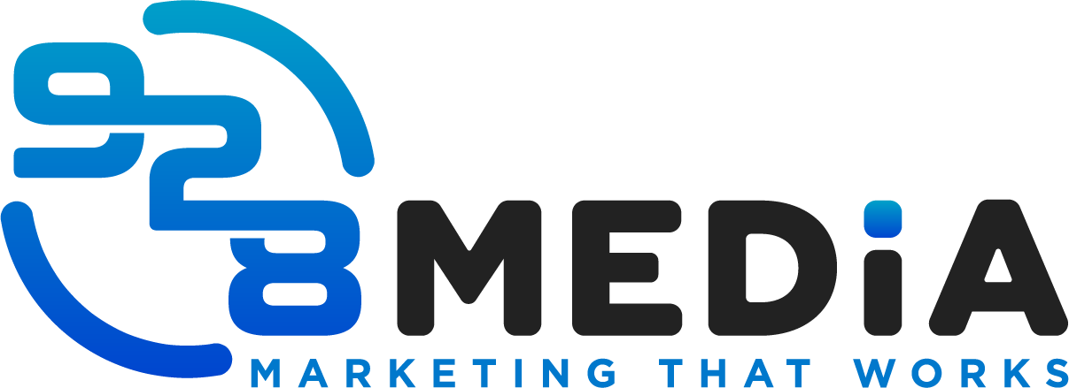 A logo for a company called 928MEDIA marketing that works