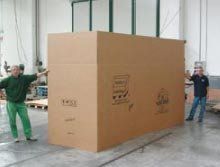 Scatola in cartone in grande formato