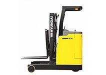 Yellow Fork Lift Truck Side View— Golf Carts in Independence, MO