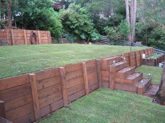 Wood Retaining Walls