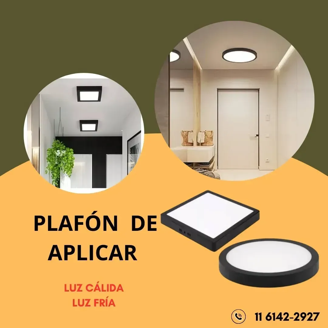 Promoción de lámparas de techo de superficie: cuadradas y circulares