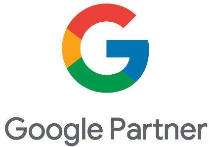 A google partner logo on a white background.