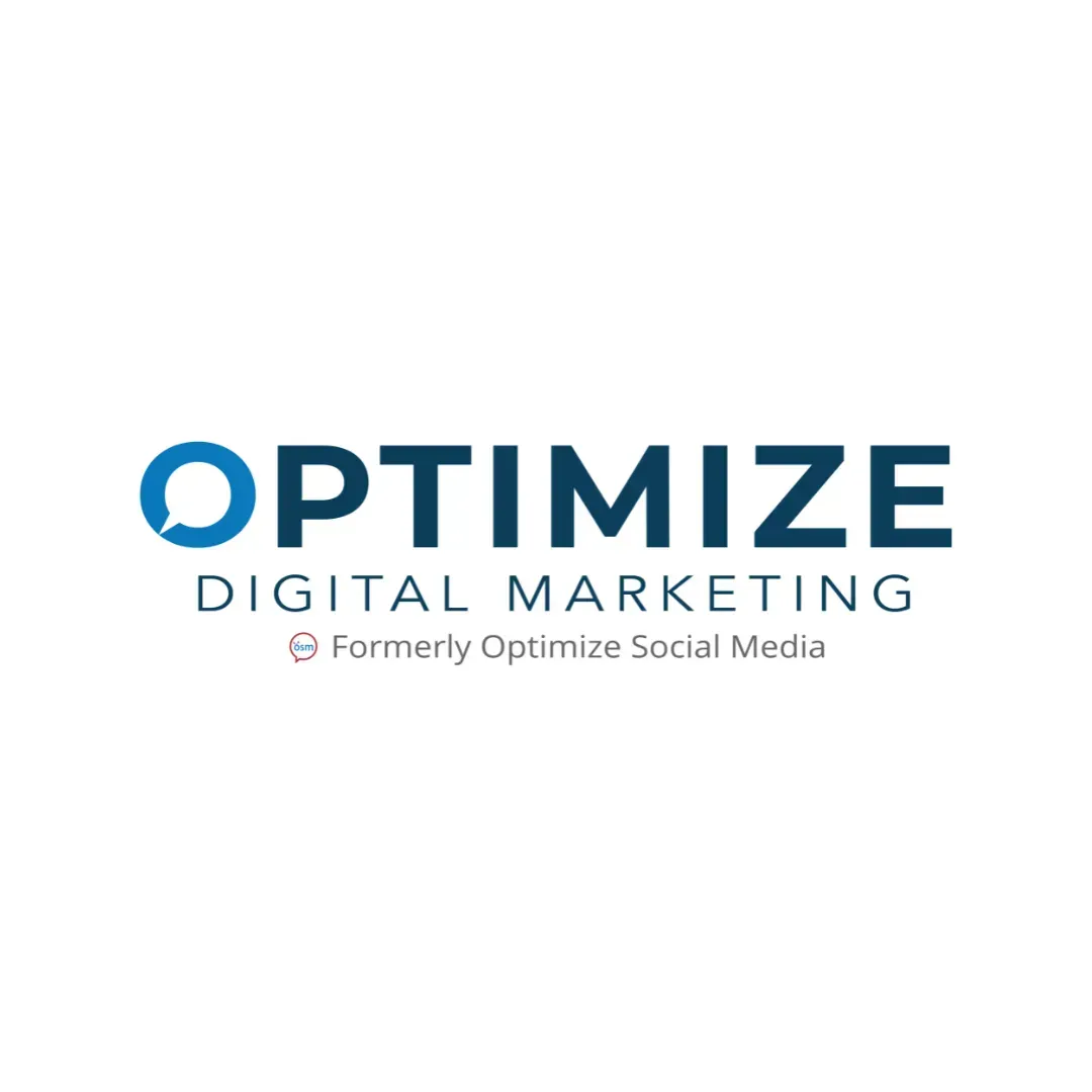 A logo for optimize digital marketing , formerly optimize social media.