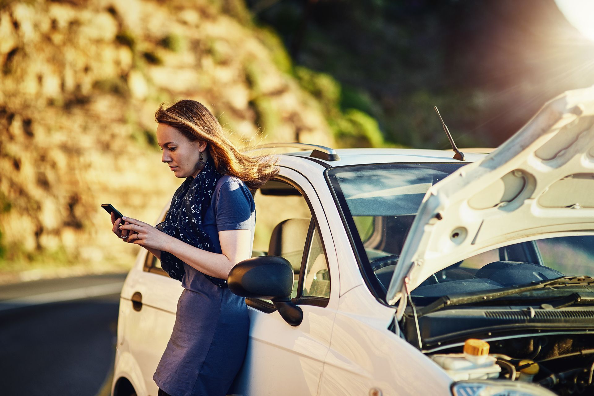 Local small business owner using digital marketing to connect with nearby customers online