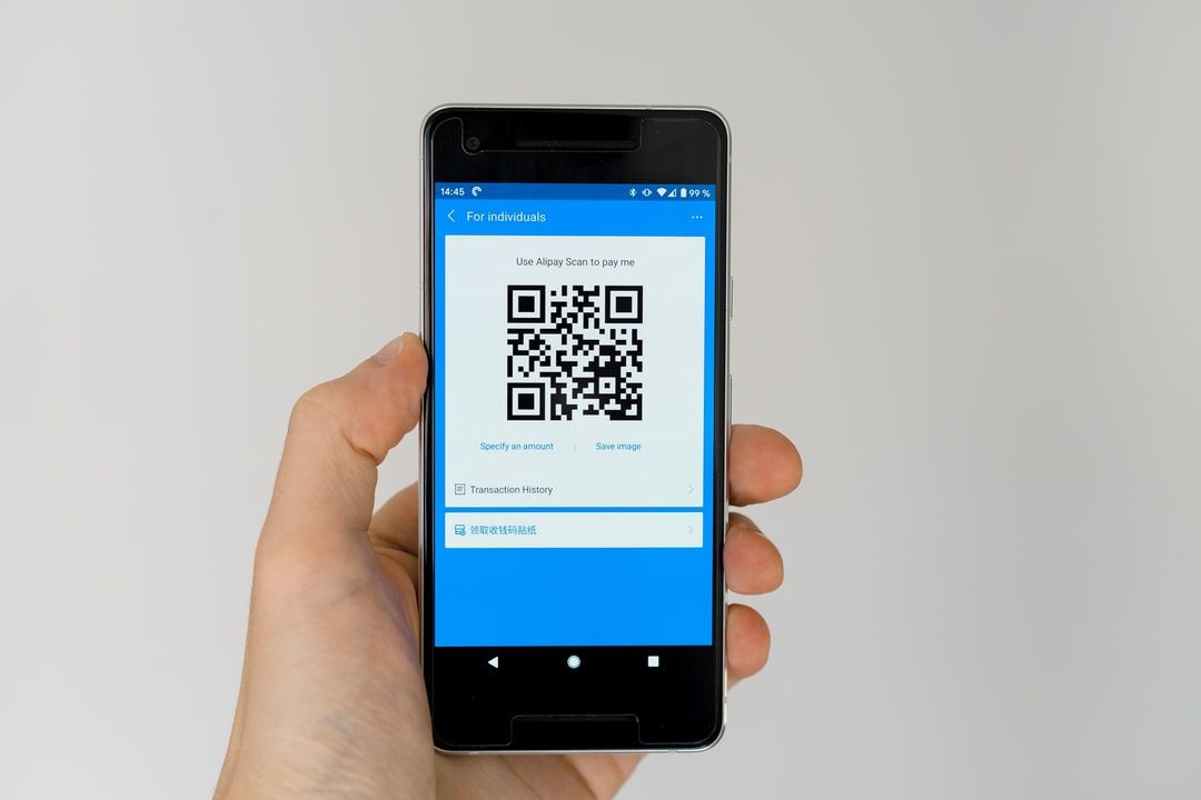 Smartphone displaying QR code payment screen illustrating QR code marketing.